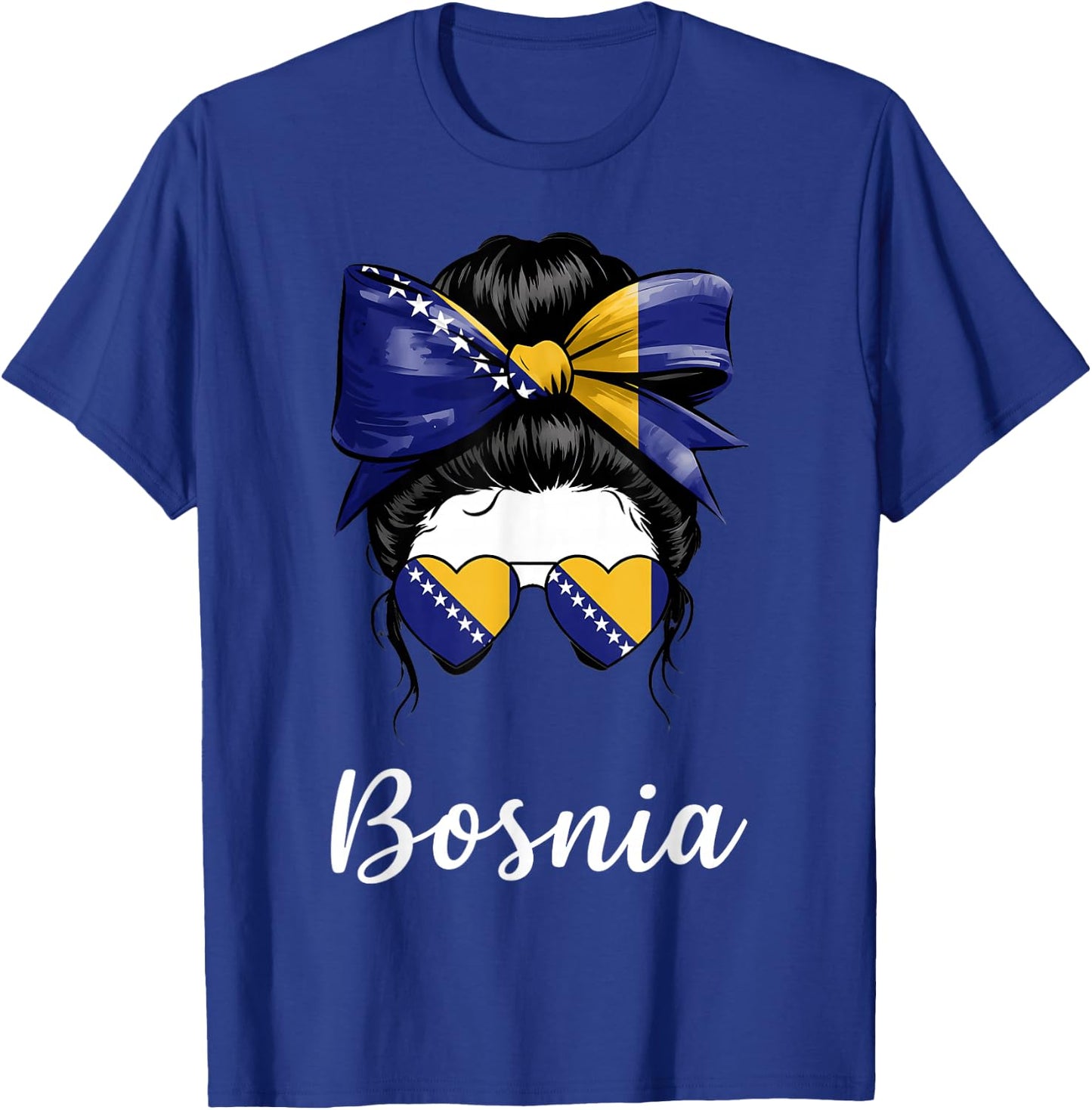 Bosnien und Herzegowina Wurzeln Bosnien Flagge T-Shirt - T-Shirt | Royal
