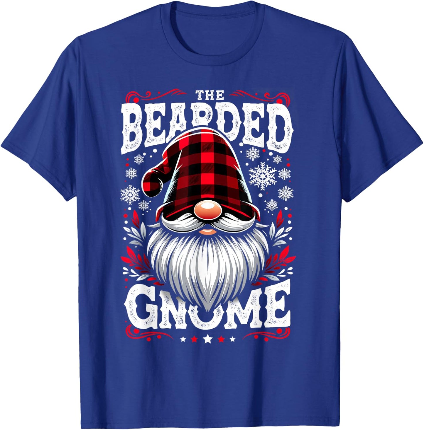 The Bearded Gnome Matching Family Christmas Pajama T-Shirt - T-Shirt | Royal