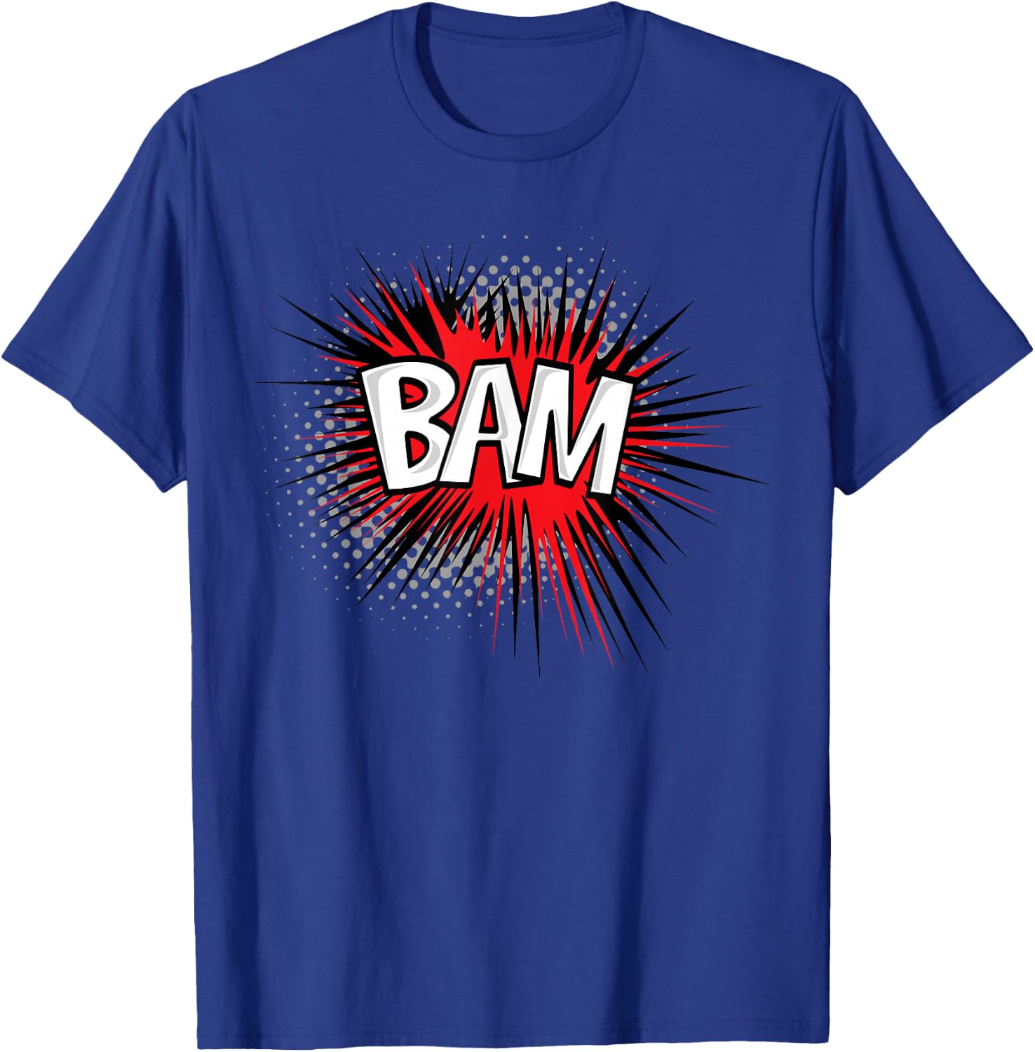 BAM! Iconic Comic Fun Shirt T-Shirt - T-Shirt | Royal