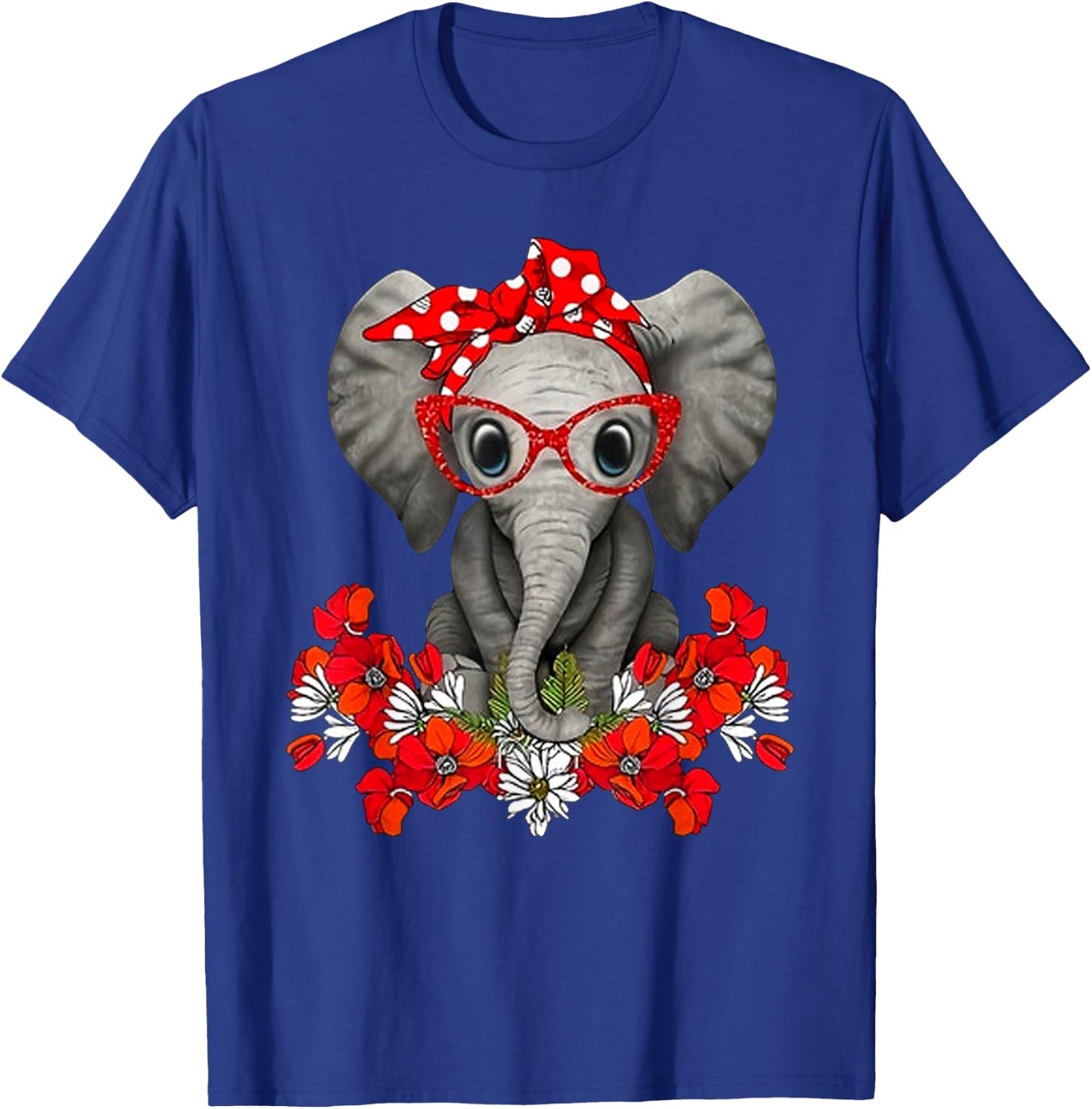 Save The Elephants Elephant mom red bow woman T-Shirt - T-Shirt | Royal