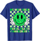 Groovy Smile I Wear Green For Mental Health Awareness Women T-Shirt - T-Shirt | Royal