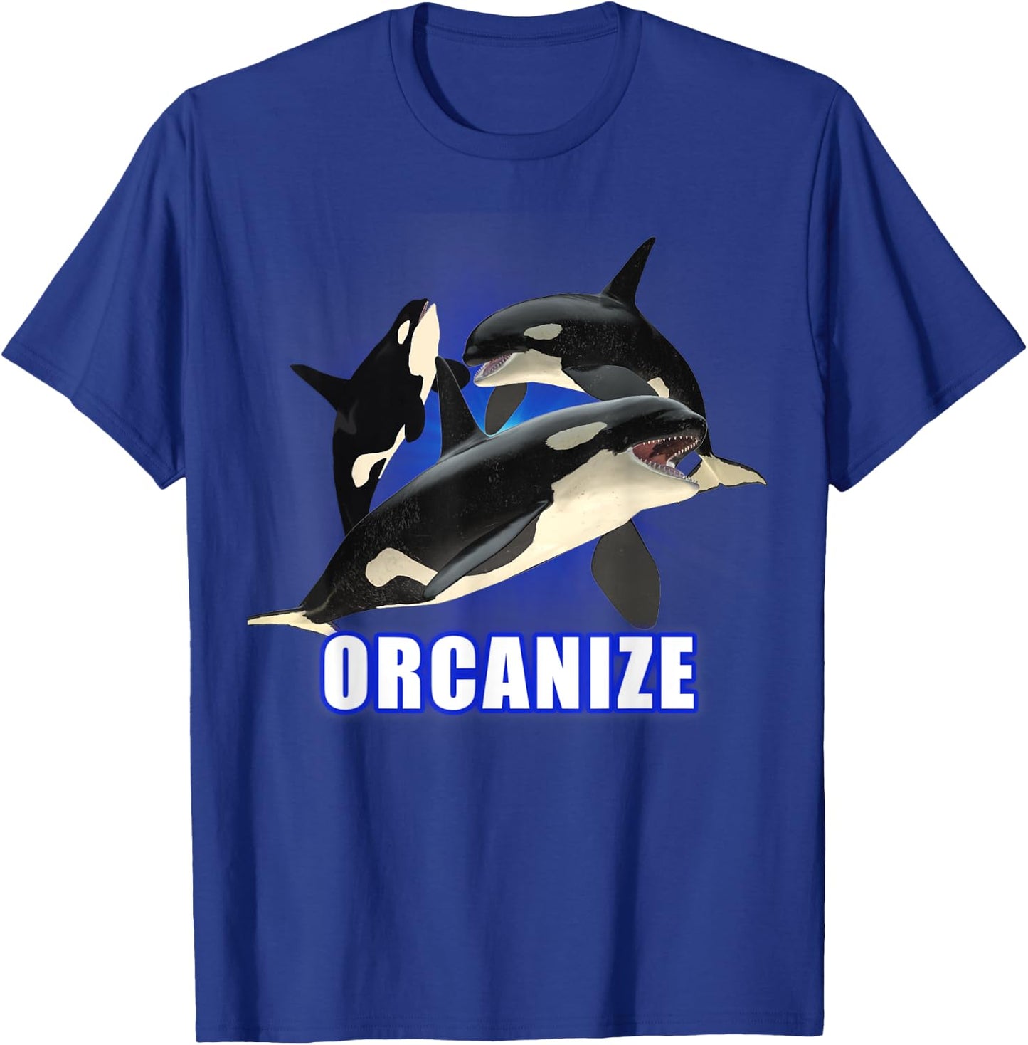 ORCANIZE Orcas Organzie Support T-Shirt - T-Shirt | Royal