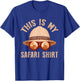 African Safari Family Vacation Zoo Animal Safari Squad T-Shirt - T-Shirt | Royal