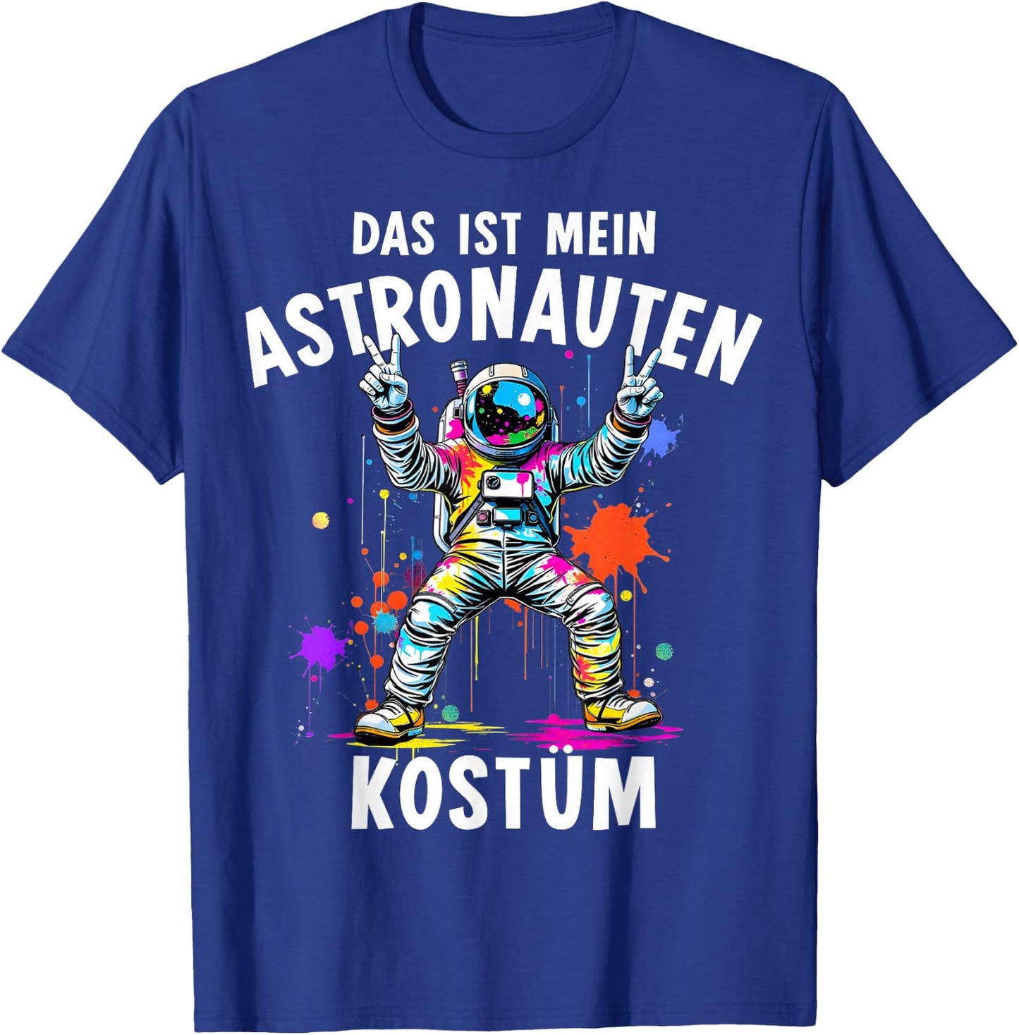 Astronaut Costume for Fancy Dress and Carnival Astronaut , black T-Shirt - T-Shirt | Royal
