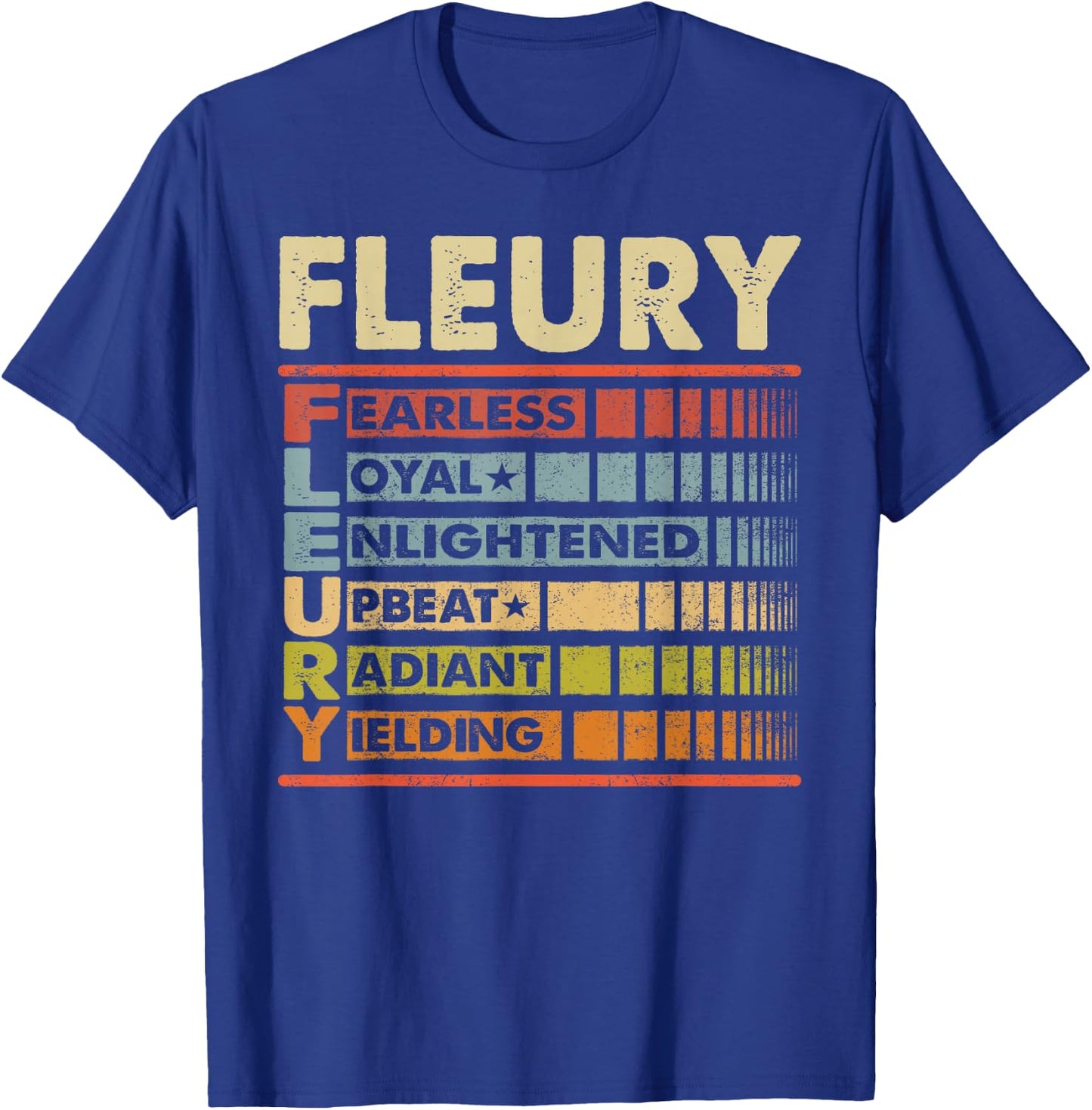 FLEURY Family Name, Last Name FLEURY T-Shirt - T-Shirt | Royal