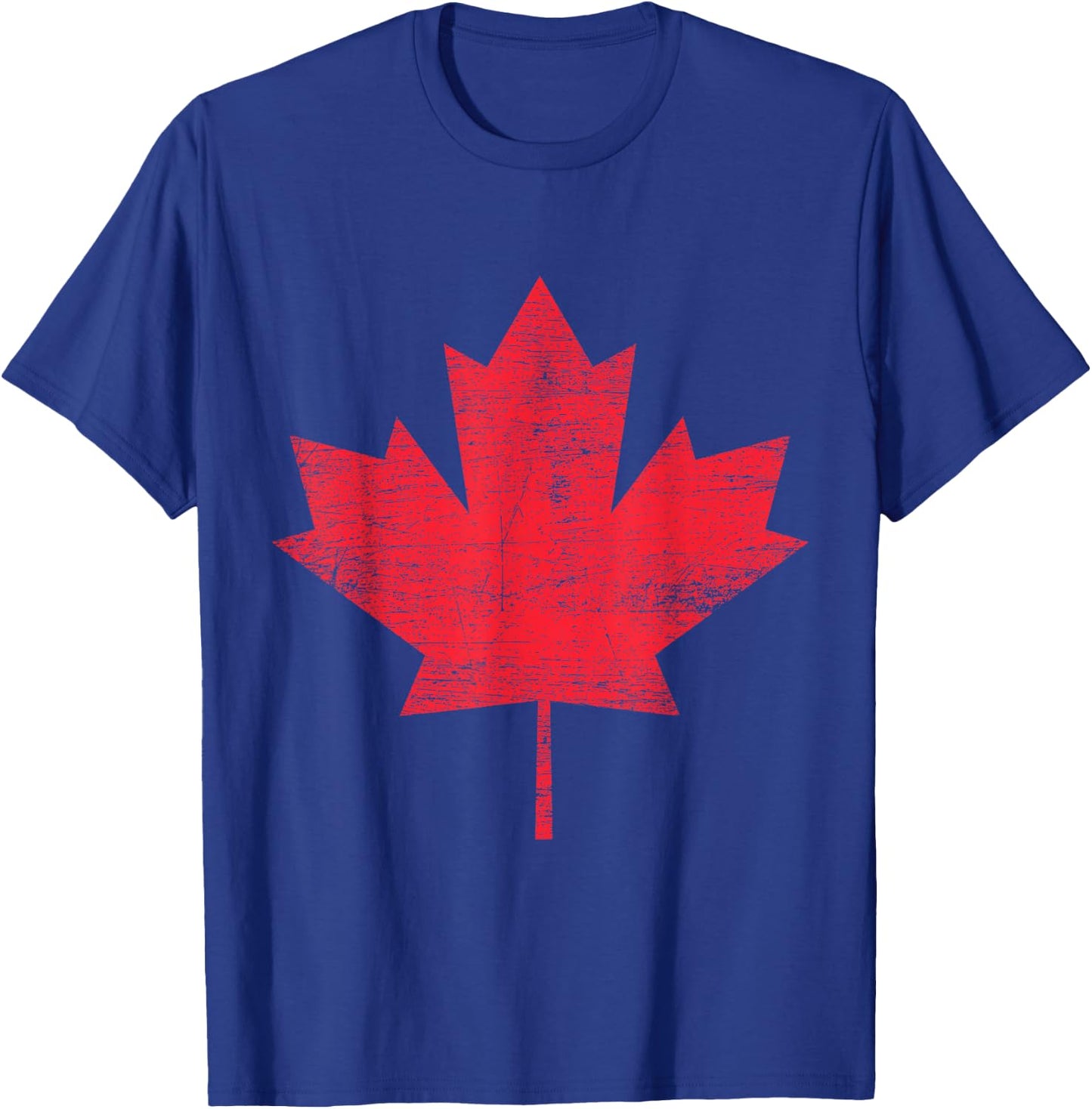 Vintage Maple Leaf Canada T-Shirt - T-Shirt | Royal