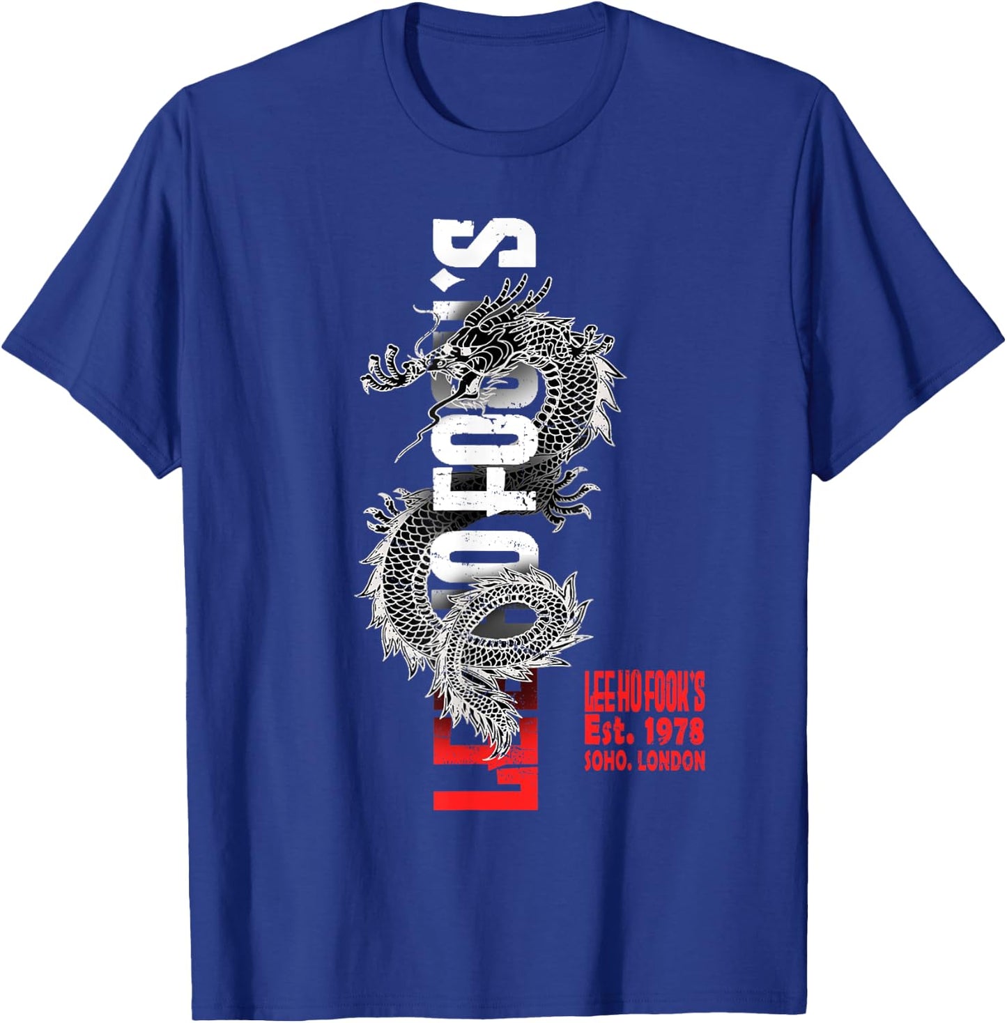 Vintage Lee Ho Fooks Chinese Restaurant China Dragon T-Shirt - T-Shirt | Royal