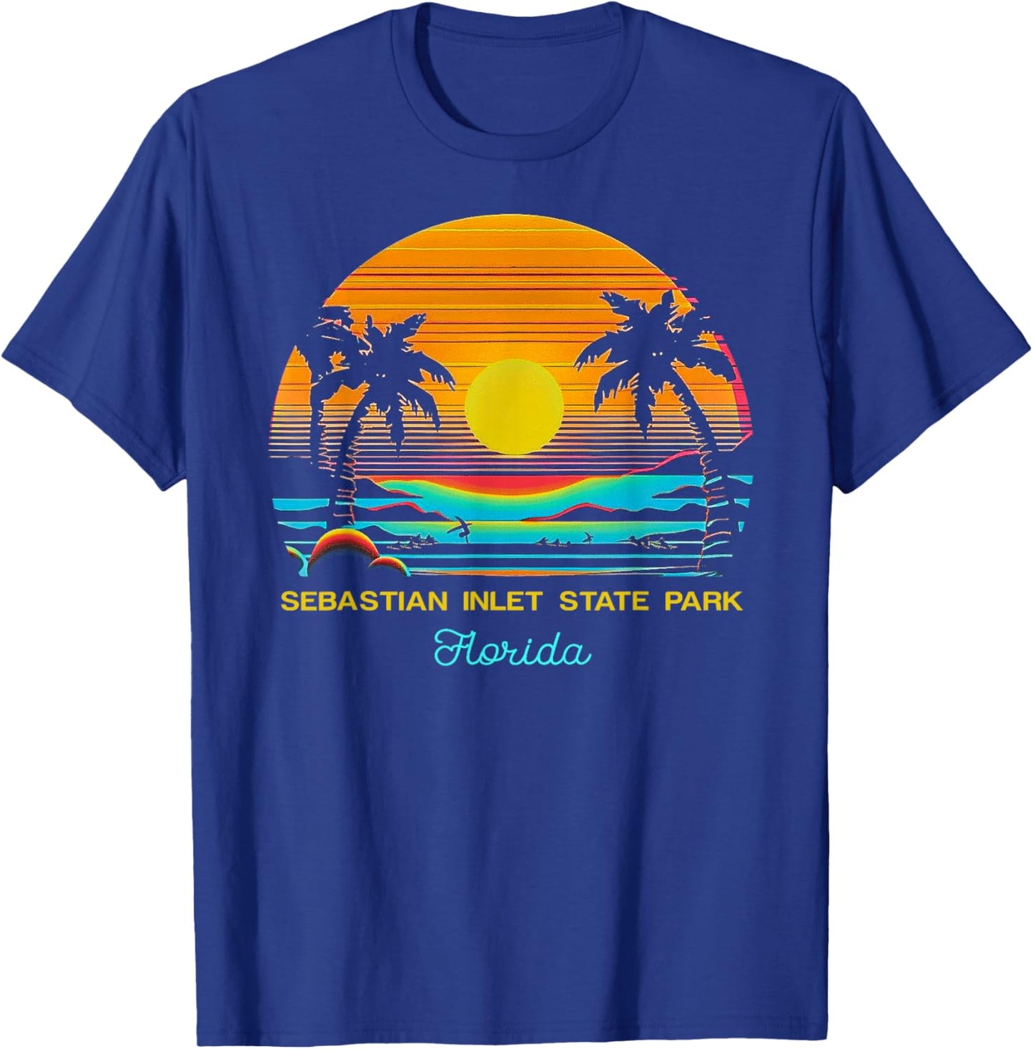 Sebastian Inlet State Park Florida T-Shirt - T-Shirt | Royal