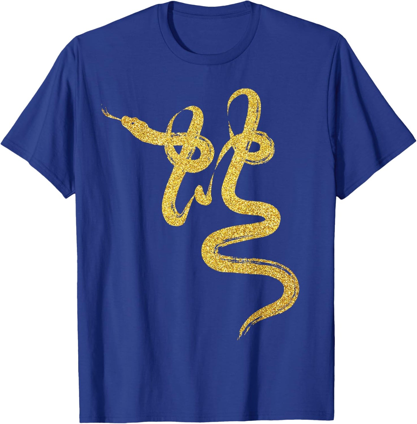 Year of the Snake Gold Chinese Zodiac 2025 T-Shirt - T-Shirt | Royal
