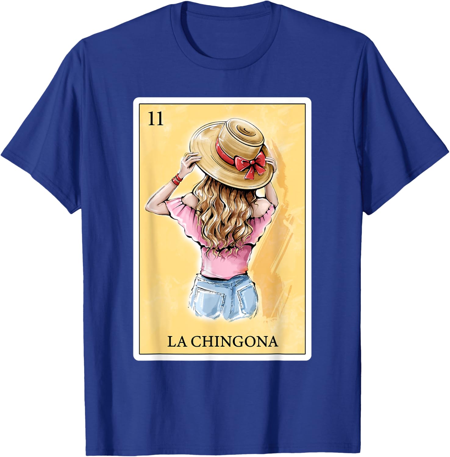 Funny Spanish-Mexican Bingo Gifts - La Chingona T-Shirt - T-Shirt | Royal