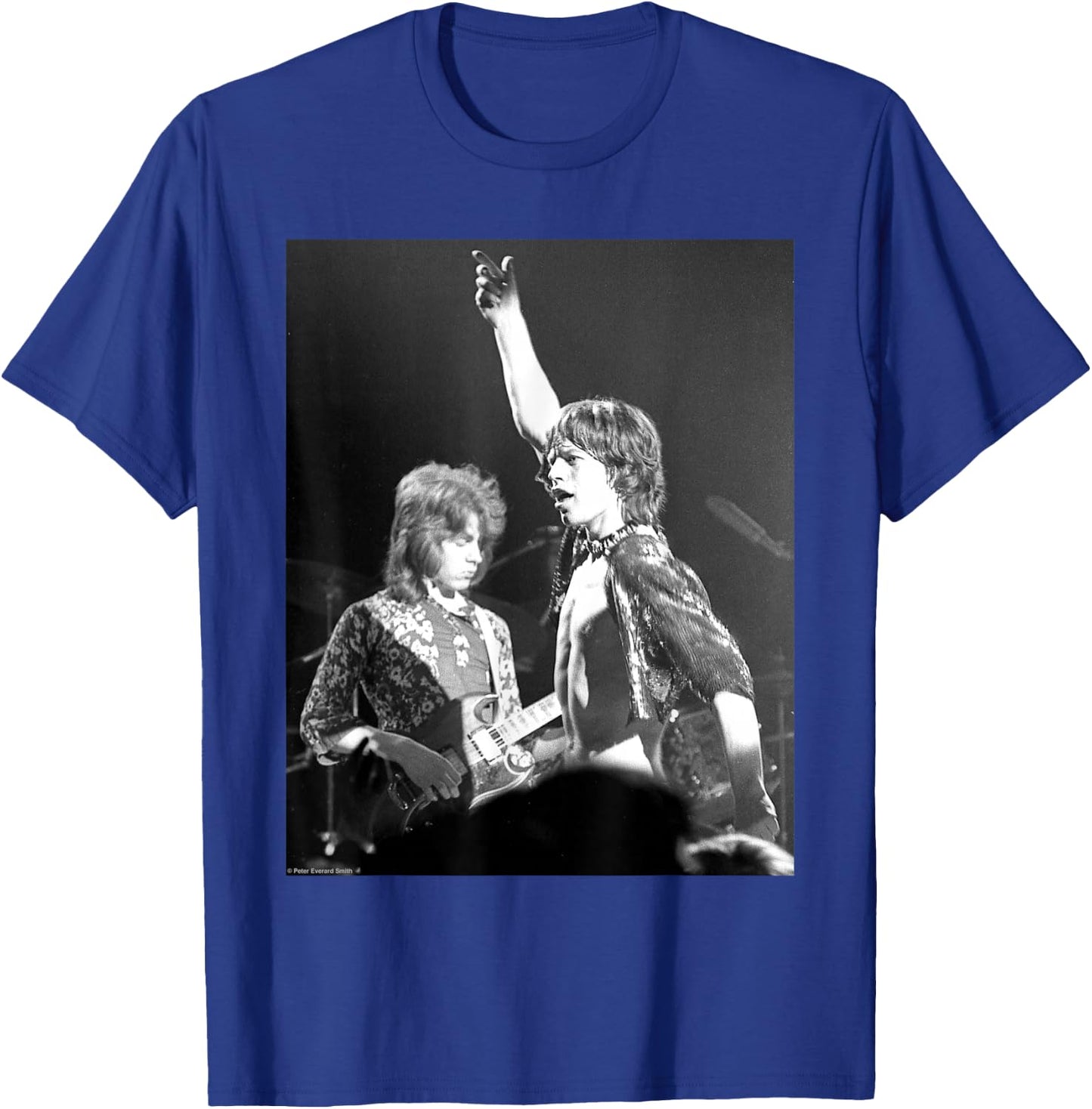 Mick Jagger Mick Taylor The Rolling Stones By Everard Smith T-Shirt - T-Shirt | Royal