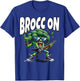 Broccoli Vegetable Broc On Rocking Broccoli T-Shirt - T-Shirt | Royal