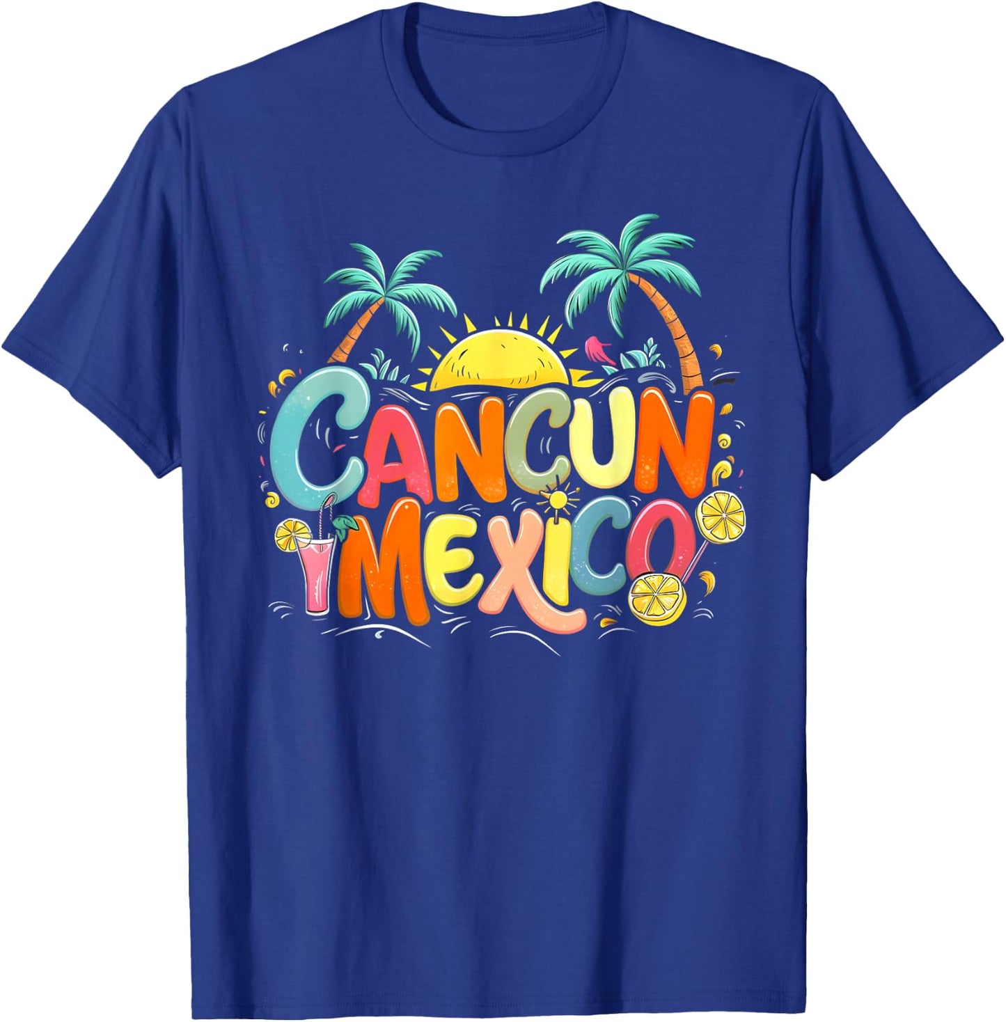Cancun Mexico T-Shirt - T-Shirt | Royal