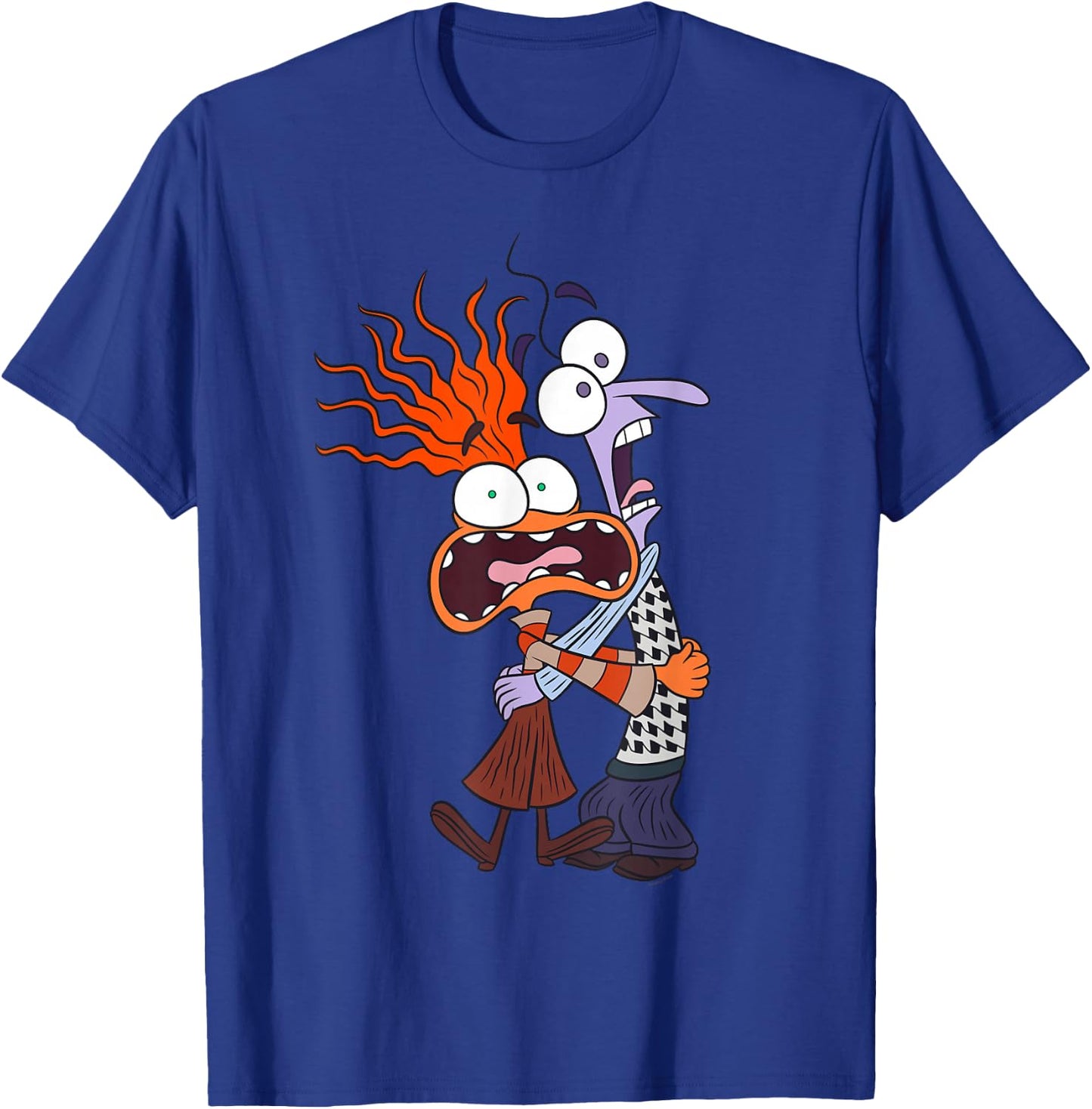 Disney and Pixar’s Inside Out 2 Toony Colors Anxiety & Fear T-Shirt - T-Shirt | Royal