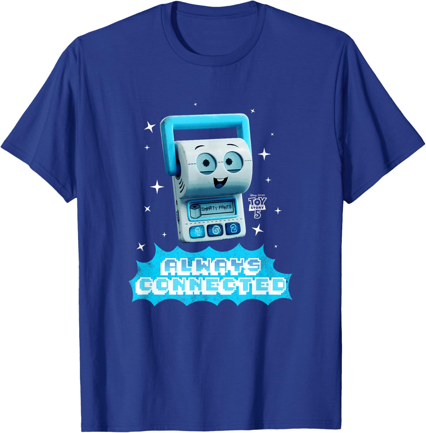 Disney Pixar Toy Story 5 Smarty Pants Always Connected T-Shirt - T-Shirt | Royal