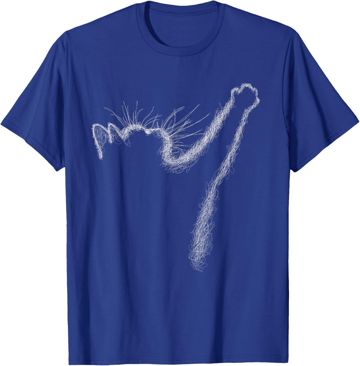 Cute Cat scribble art sketch for kitten lovers Kitty cats T-Shirt - T-Shirt | Royal