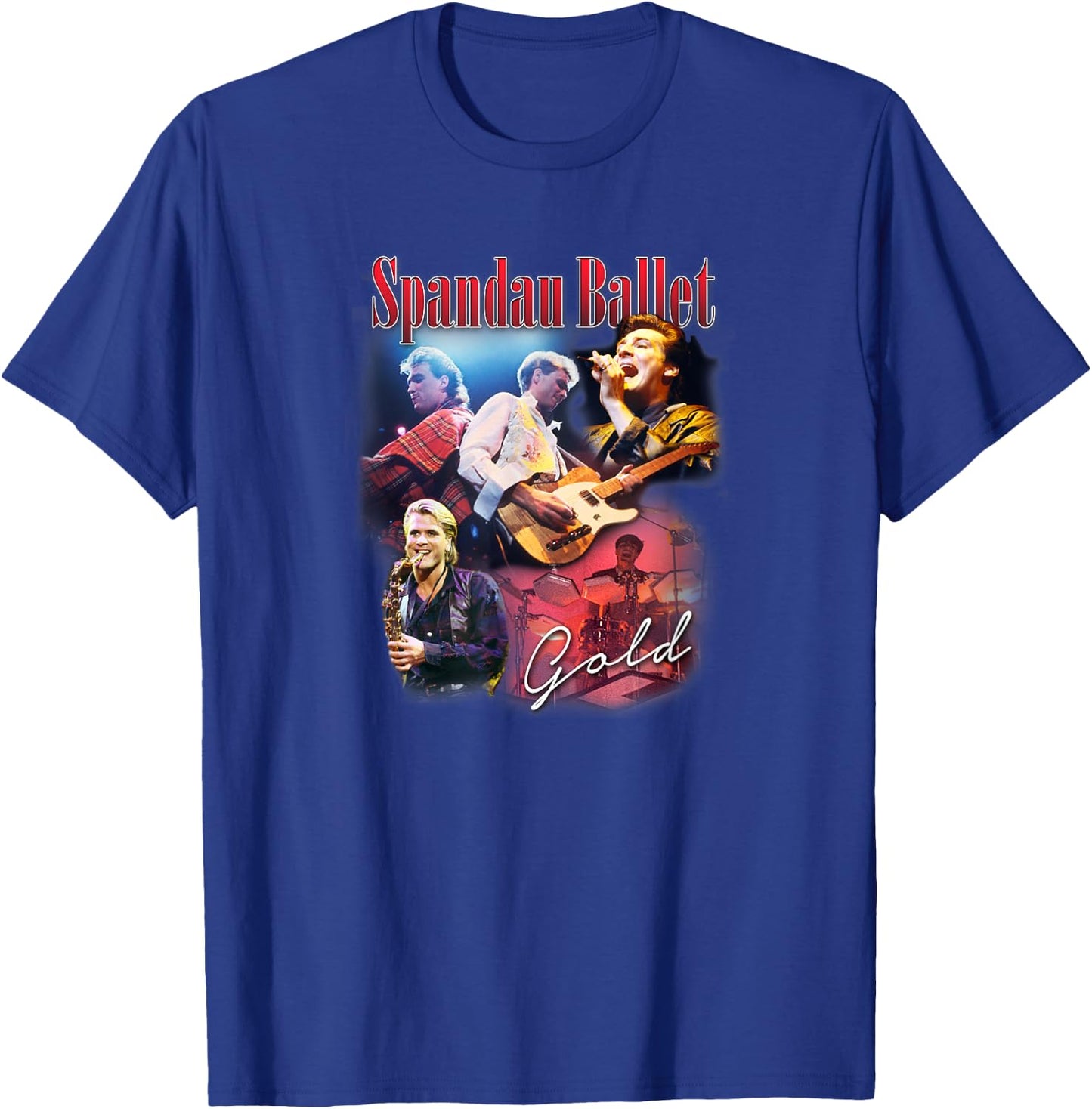 Spandau Ballet Official Gold Homage Vintage T-Shirt - T-Shirt | Royal