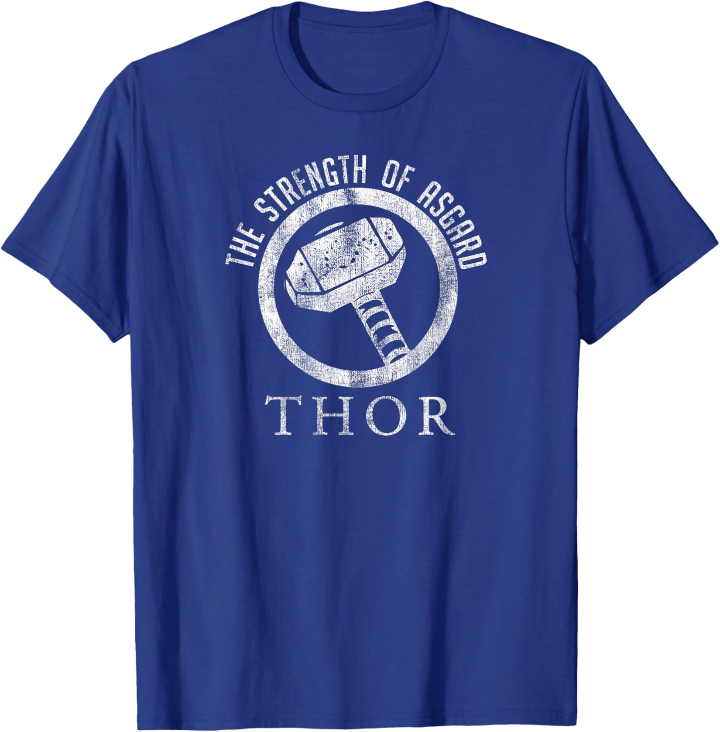 Marvel Thor The Strength Of Asgard Hammer Stamp T-Shirt - T-Shirt | Royal