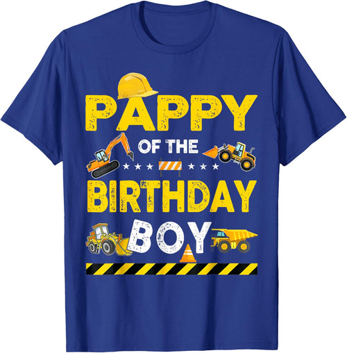 Pappy Of The Birthday Boy Construction Worker Birthday