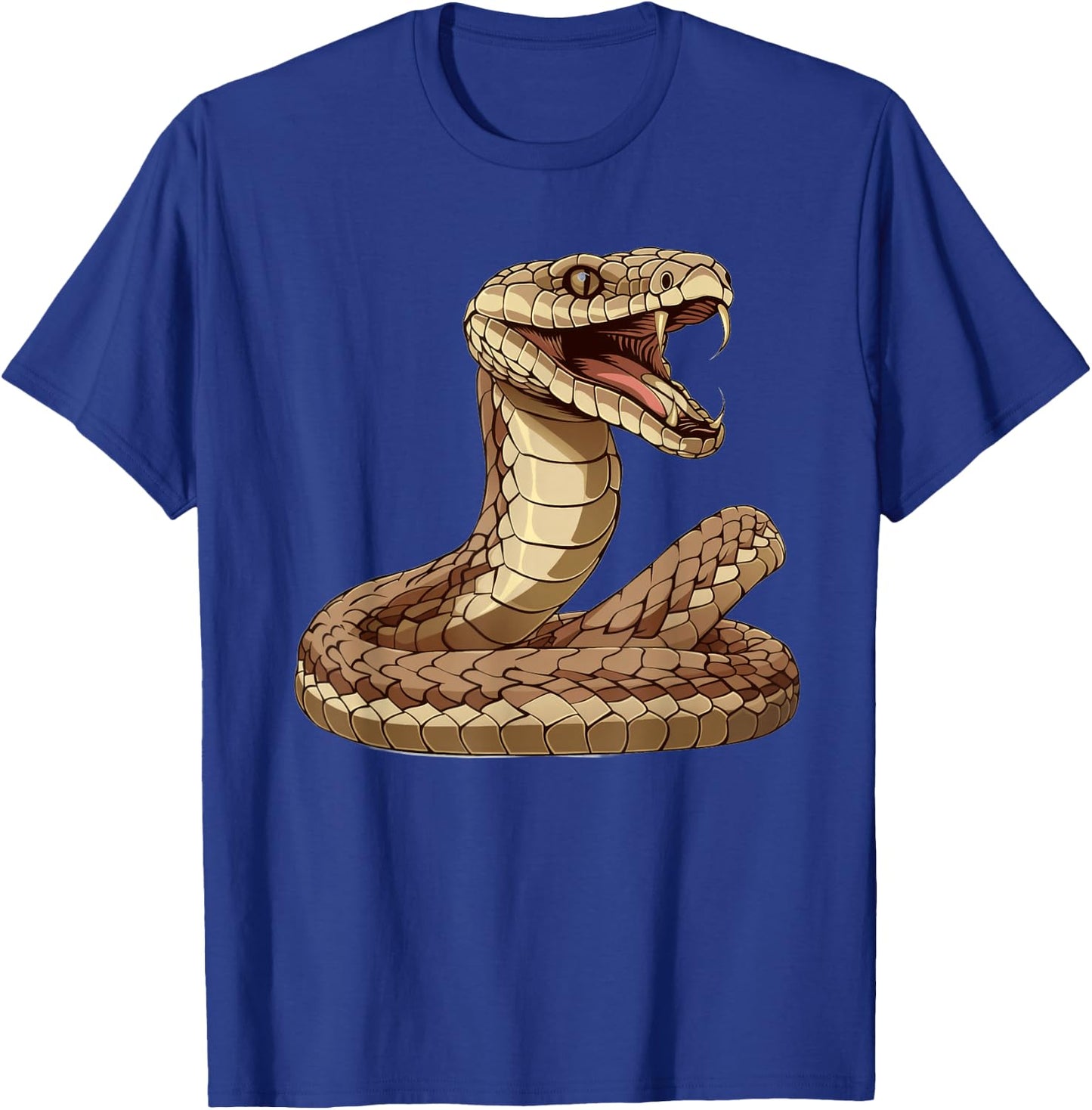 King Cobra With A Comical Face T-Shirt - T-Shirt | Royal