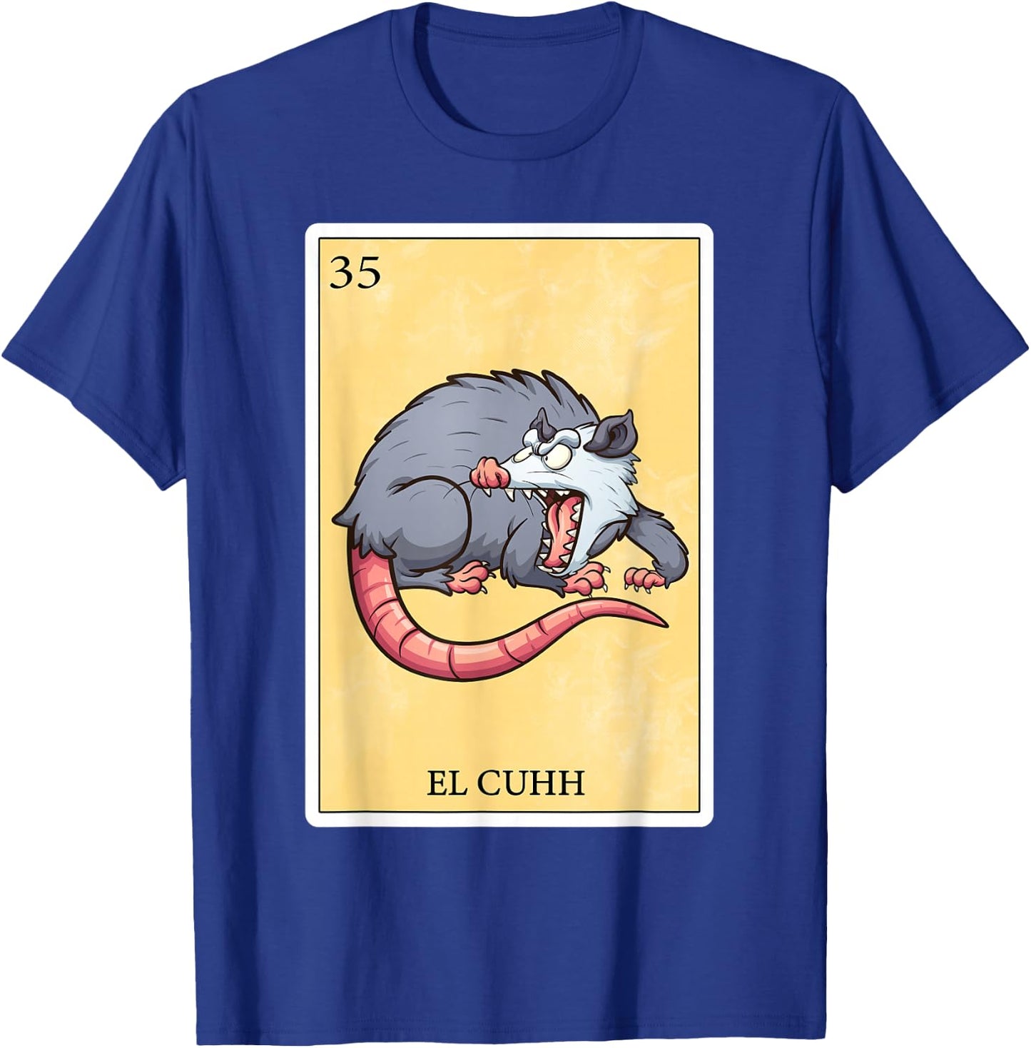 Spanish-Mexican Bingo Funny Gifts - El Cuhh T-Shirt - T-Shirt | Royal