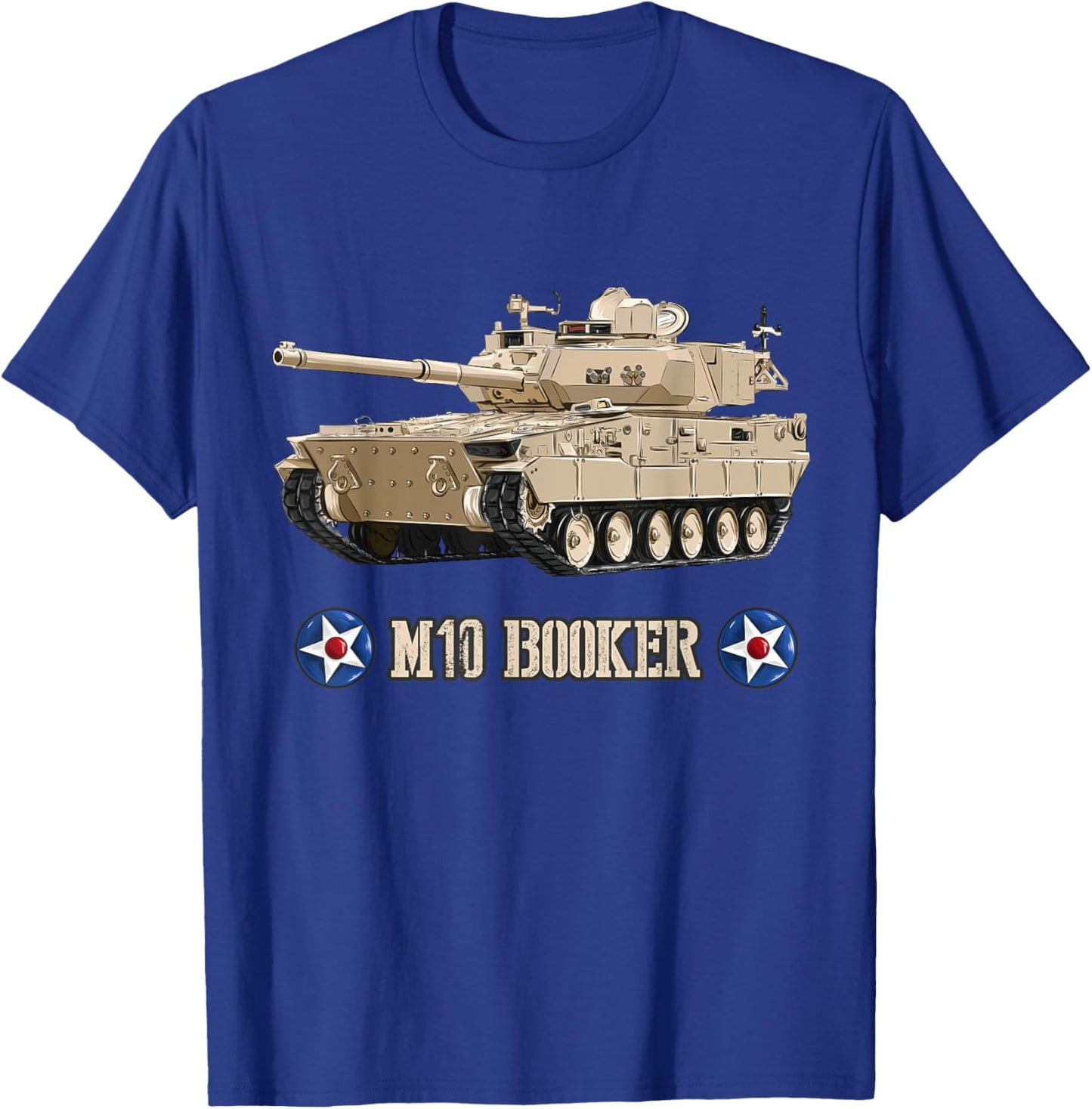 US Military M10 Booker army armoured fighting vehicle T-Shirt - T-Shirt | Royal
