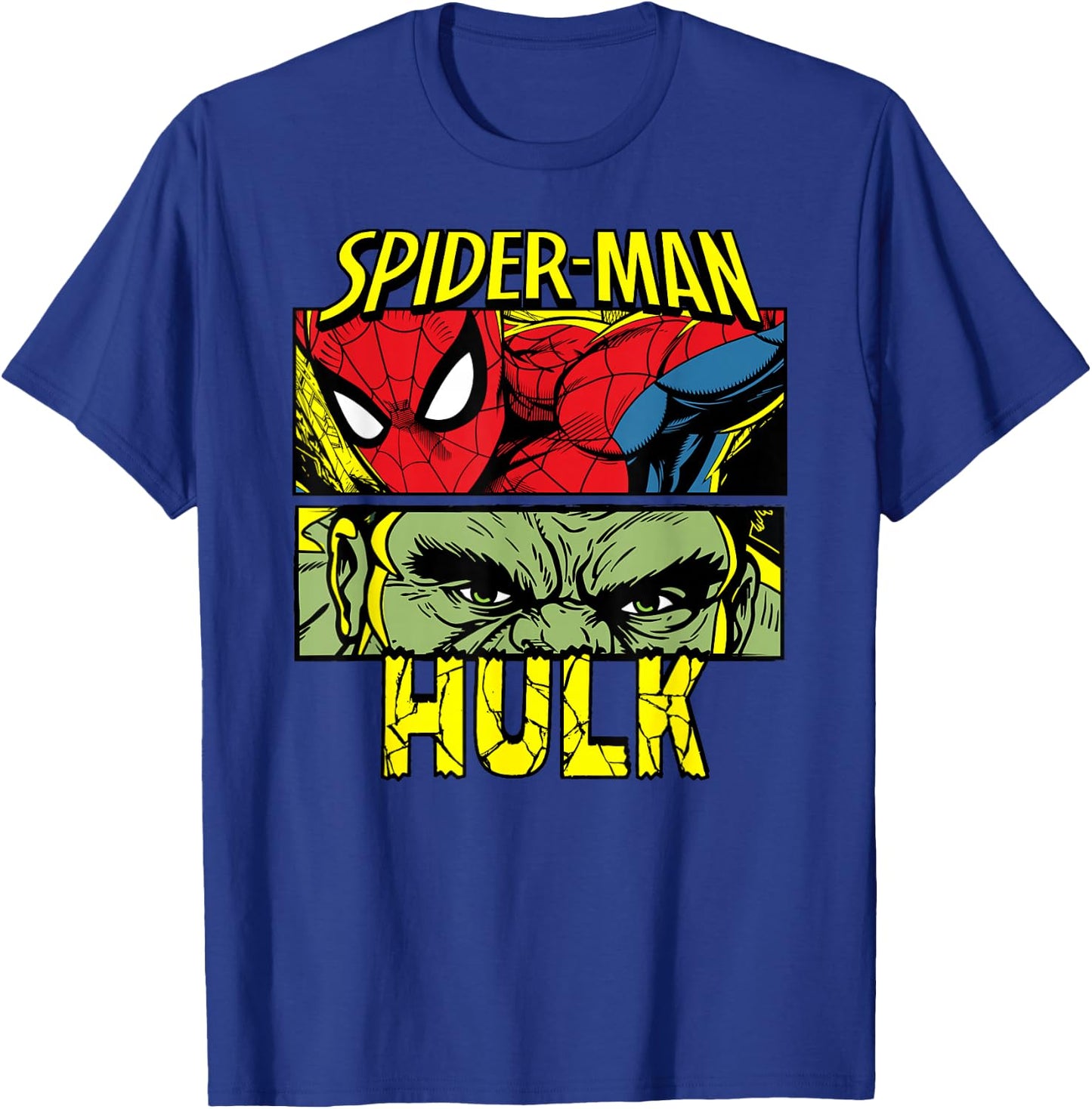 Marvel Studios Spider-Man: BND Movie 2026 Spidey & The Hulk T-Shirt - T-Shirt | Royal