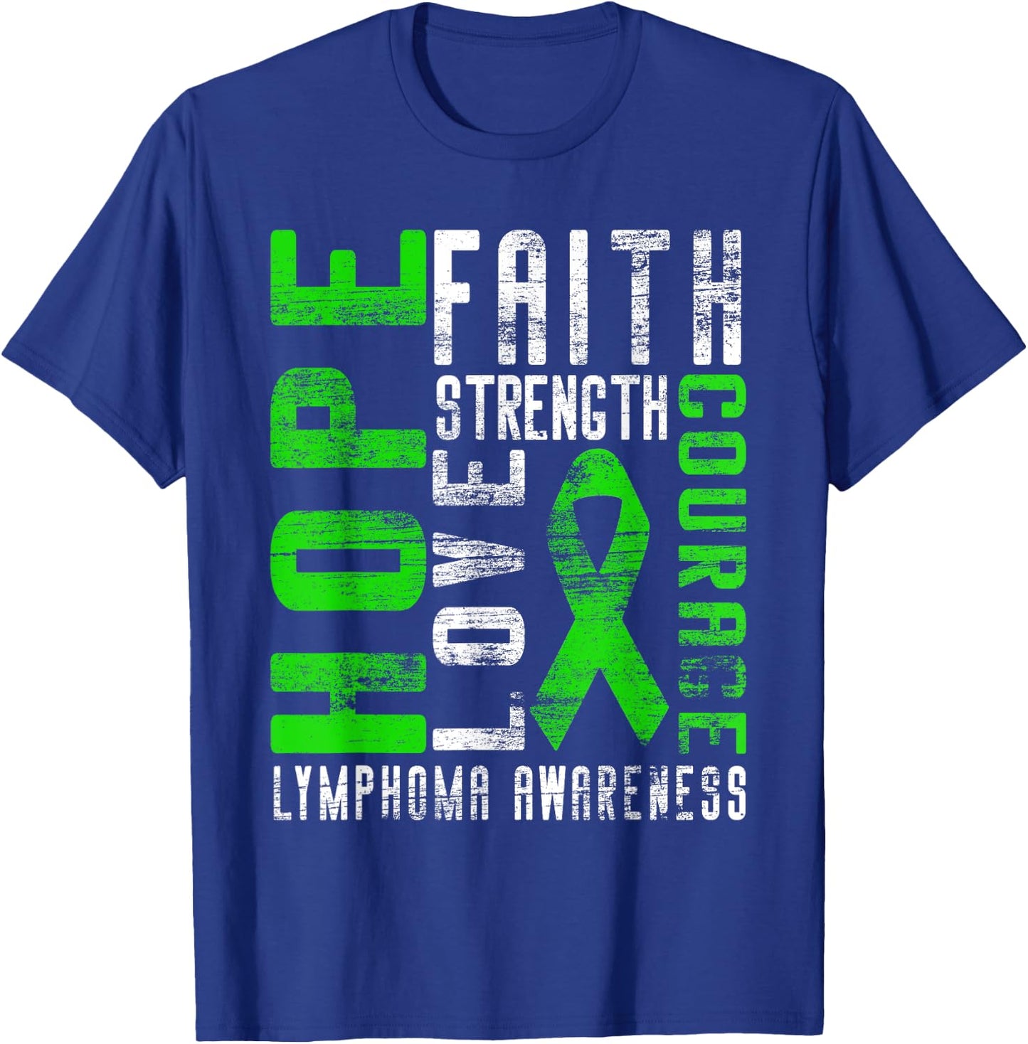 Non-Hodgkin's Lymphoma Awareness T-Shirt - T-Shirt | Royal