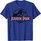 Jurassic Park Distressed Logo Pink Type Small T-Shirt - T-Shirt | Royal