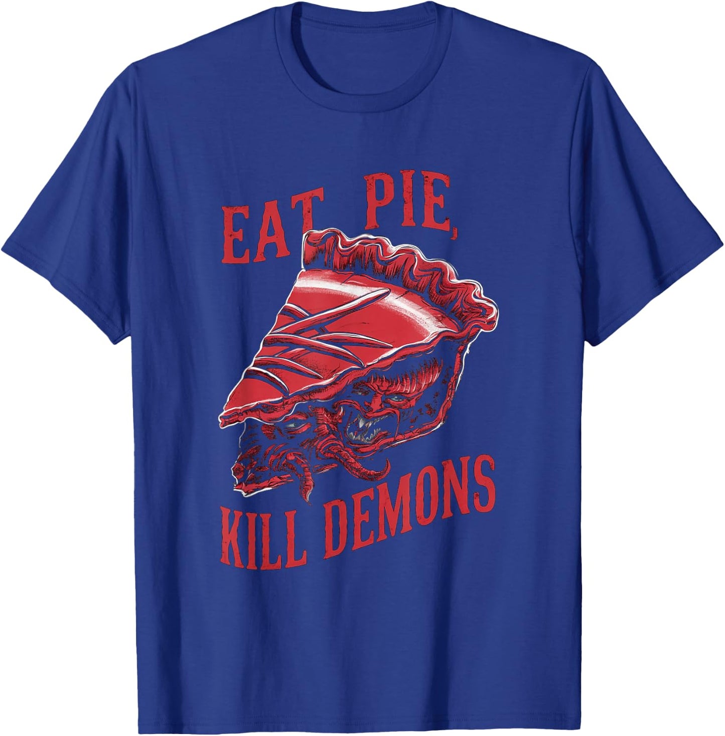 Eat Pie, Kill Demons - Supernatural Inspiration , Black, S T-Shirt - T-Shirt | Royal