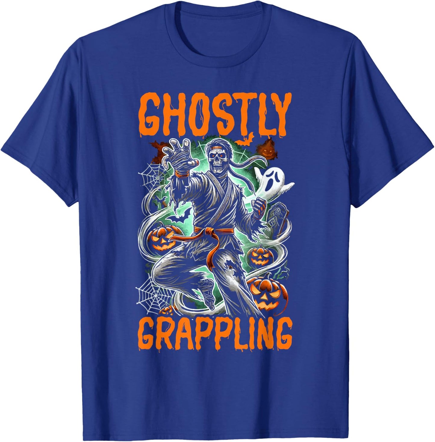 MMA Halloween Martial Arts Martial Artist Trick Or Treat T-Shirt - T-Shirt | Royal