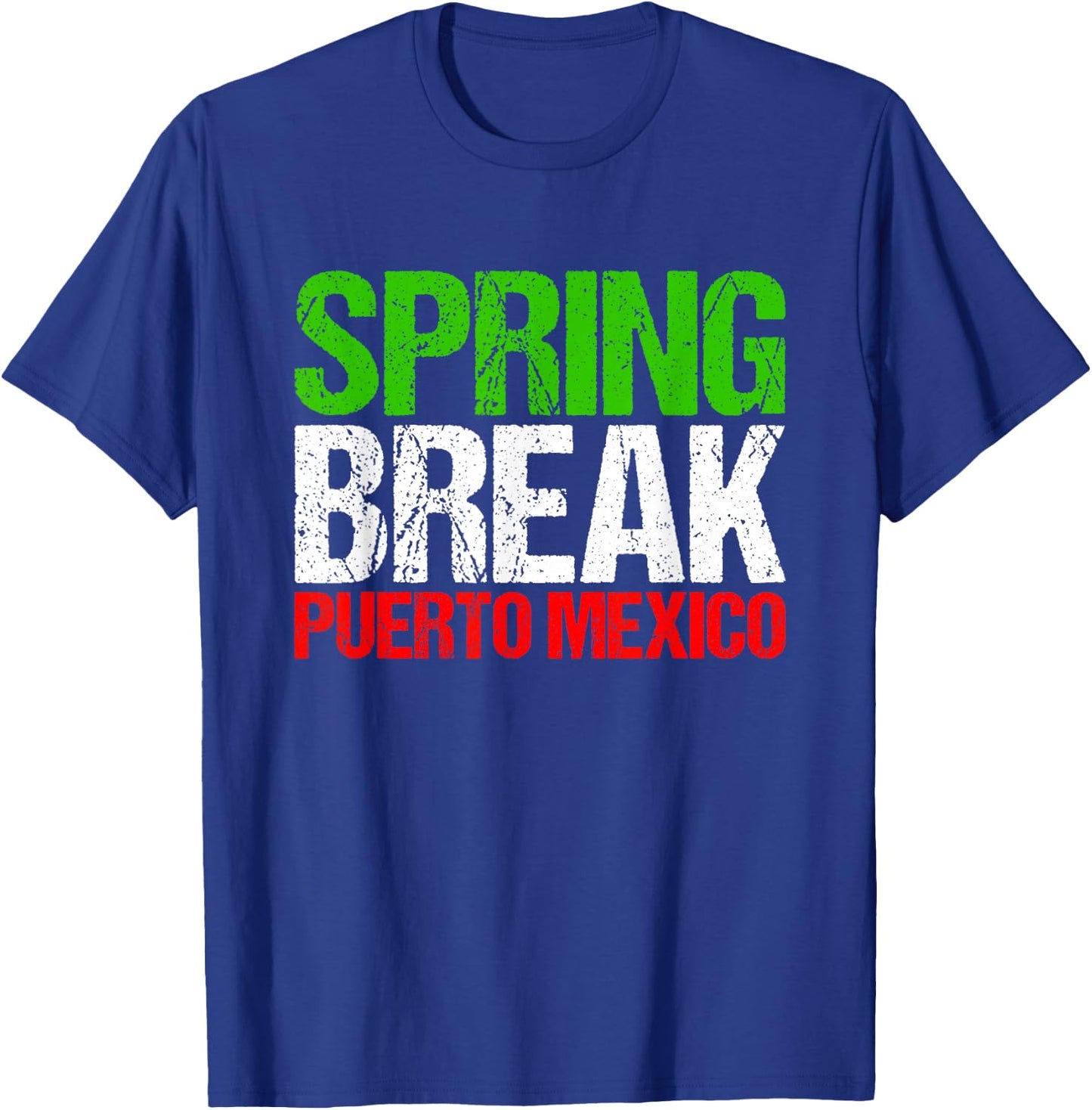 Spring Break Puerto Mexiko T-Shirt - T-Shirt | Royal