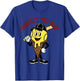 Baseball Ice Cream Drip Mascotte Retro T-Shirt - T-Shirt | Royal