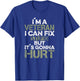 I'm a Veteran I can fix Stupid it's Gonna Hurt Funny T-Shirt - T-Shirt | Royal
