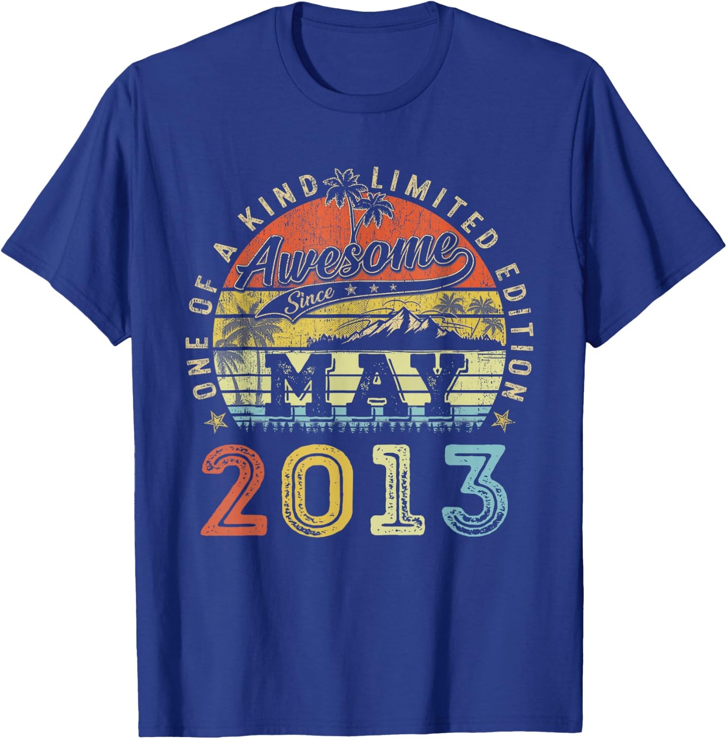 13 Limited Edition 2013 One of a Kind Mai 13. Geburtstag T-Shirt - T-Shirt | Royal