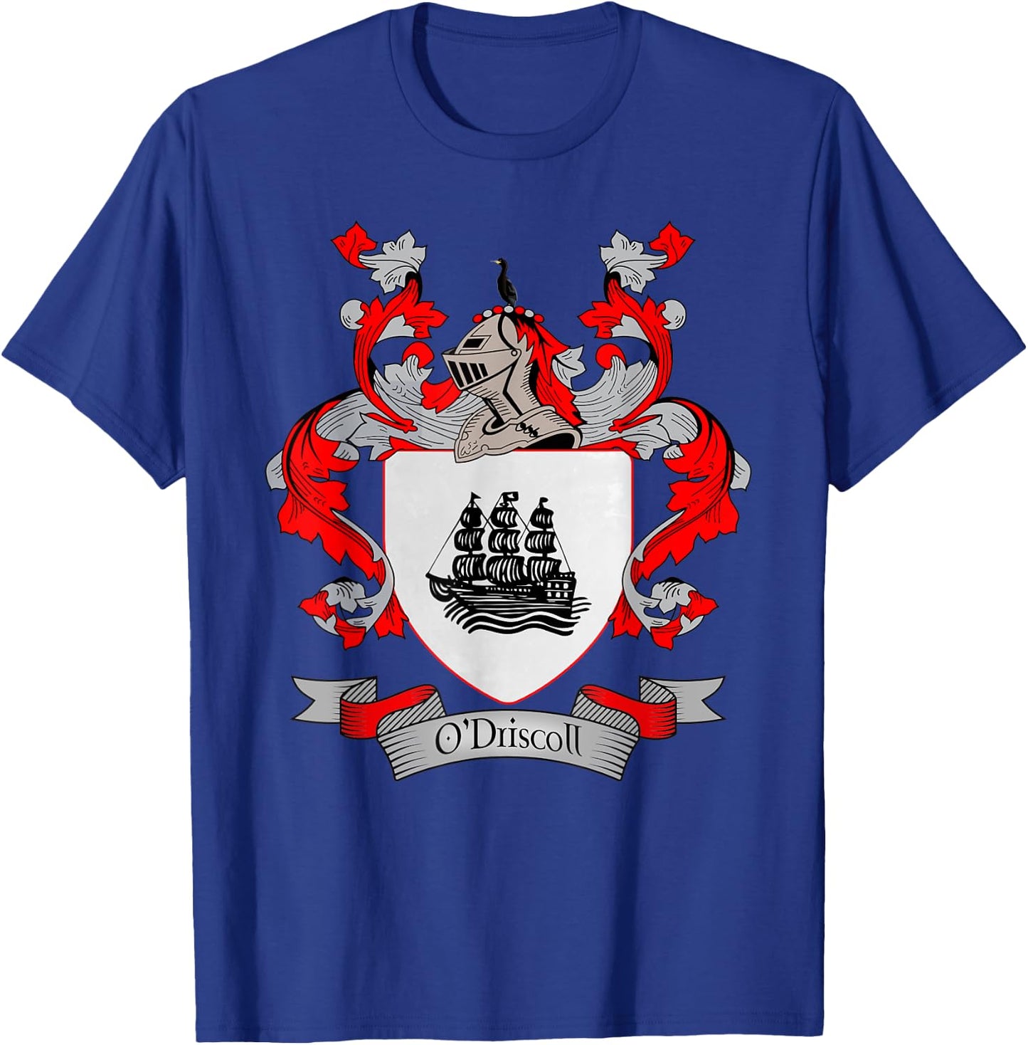 O'Driscoll Coat of Arms | O'Driscoll Surname Family Crest T-Shirt - T-Shirt | Royal
