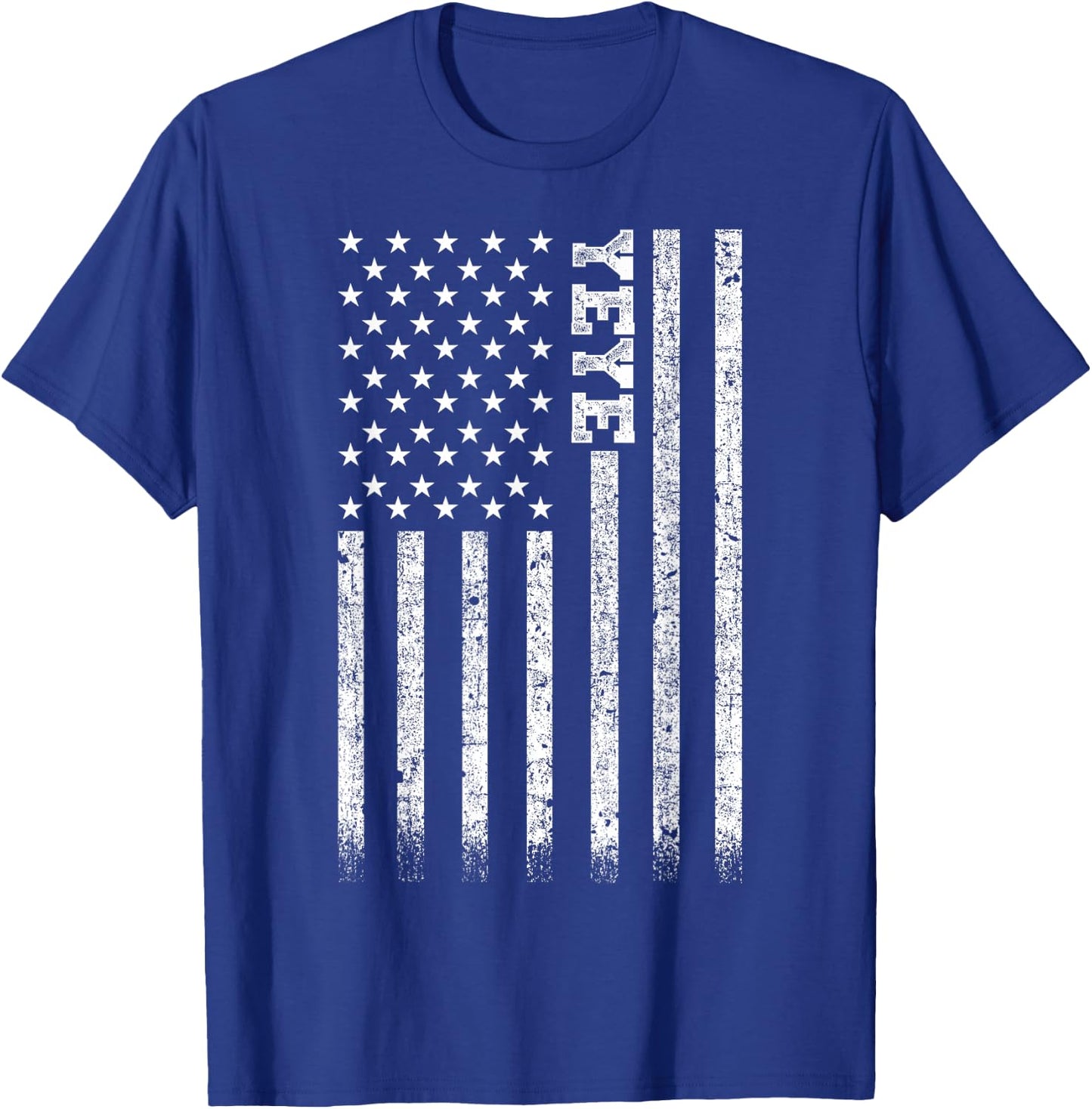 Yeye American Flag T-Shirt - T-Shirt | Royal
