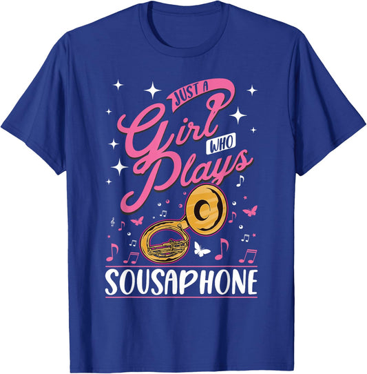 Sousaphone Girl Sousaphone Player Sousaphonist T-Shirt - T-Shirt | Royal