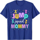 Jump Squad Mommy Of The Birthday Boy Girl Trampoline T-Shirt - T-Shirt | Royal