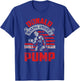 Donald Pump Making America Swole Again Fitness Trump T-Shirt - T-Shirt | Royal