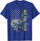 Reel Cool Papaw Camouflage American Flag Fathers Day T-Shirt - T-Shirt | Royal