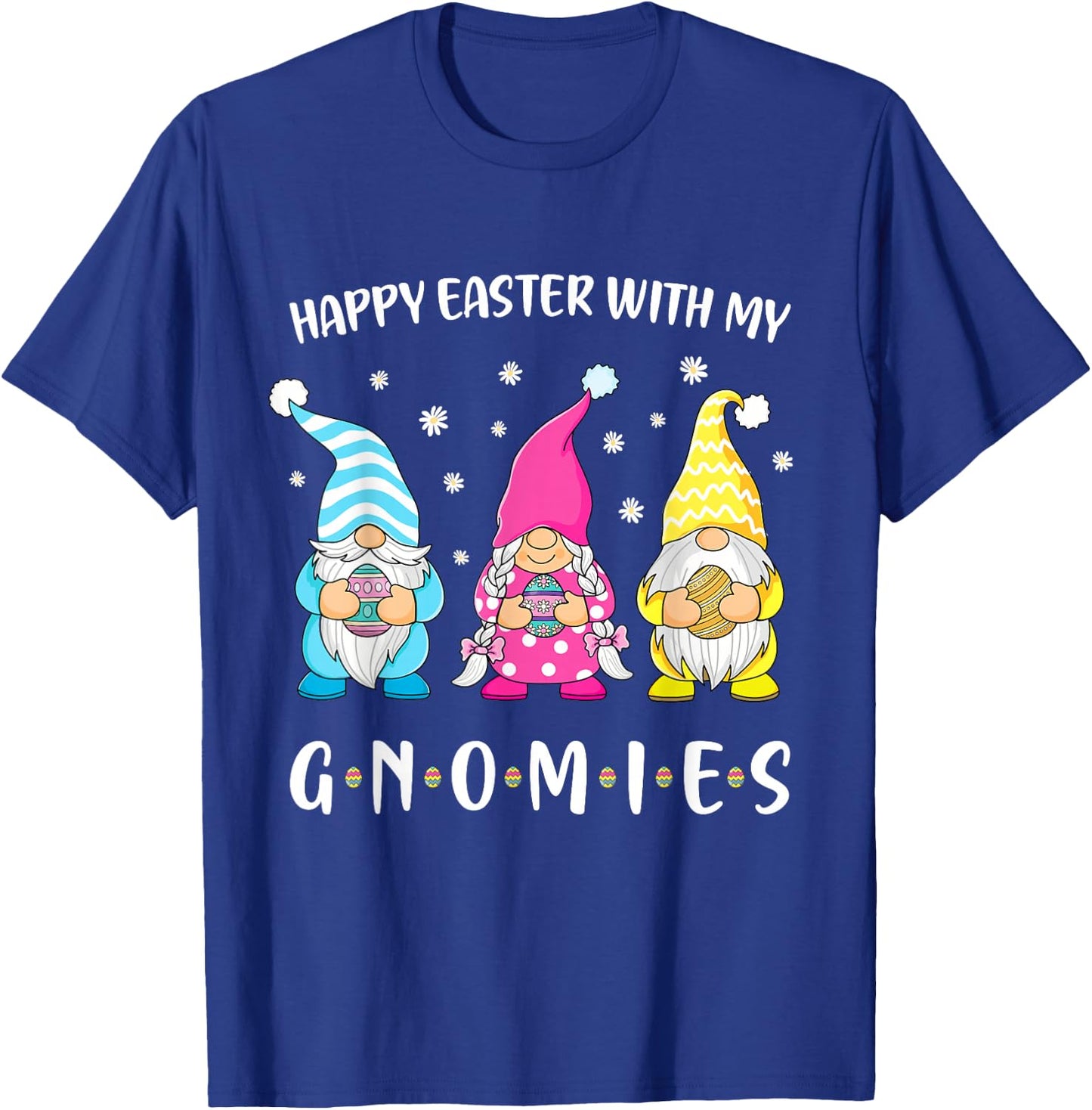 Cute gnomes Easter bunny, Easter egg, Easter nest, Happy Easter T-Shirt - T-Shirt | Royal