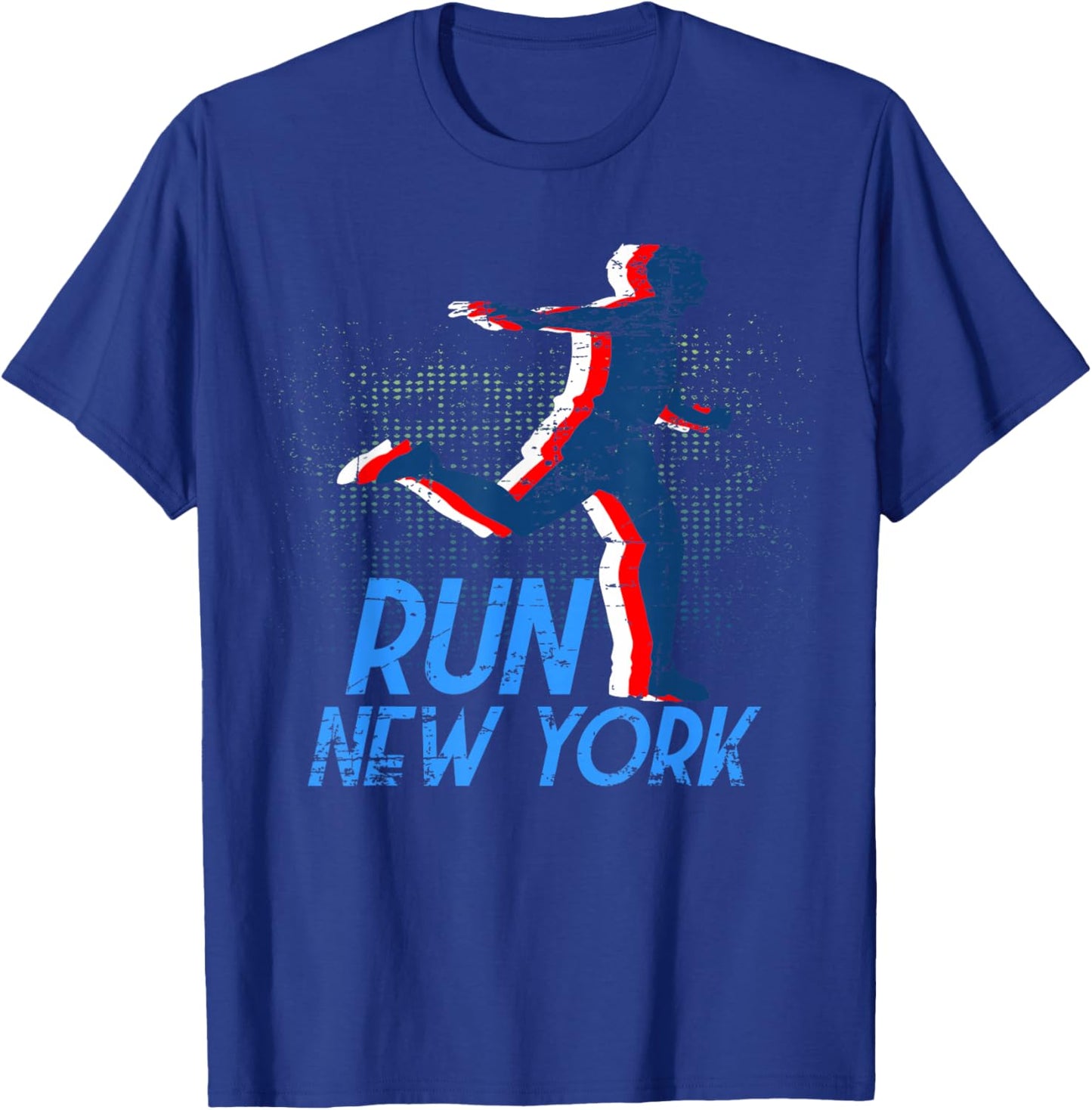 Run New York Shirt , Marathon Runner T-Shirt - T-Shirt | Royal