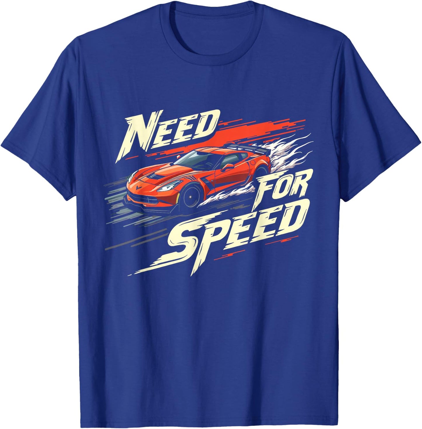 Need for Speed High-Octane Racing Graphic Design , black T-Shirt - T-Shirt | Royal