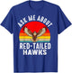 Red Tailed Hawk Chickenhawk Harlan's Hawk Buteo Jamaicensis T-Shirt - T-Shirt | Royal