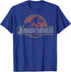 Jurassic World Classic Retro T-Rex Logo T-Shirt - T-Shirt | Royal