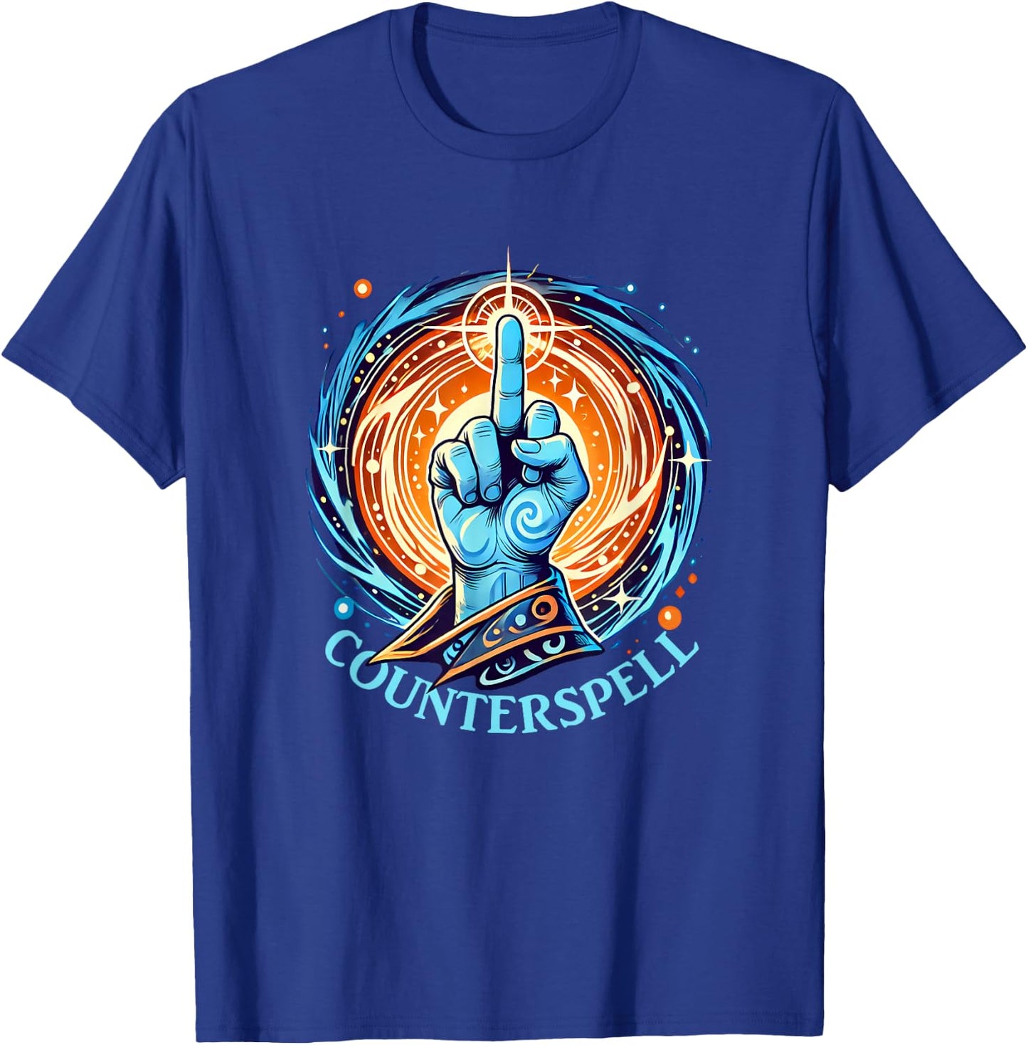 Counterspell Fantasy RPG Magic Spell T-Shirt - T-Shirt | Royal