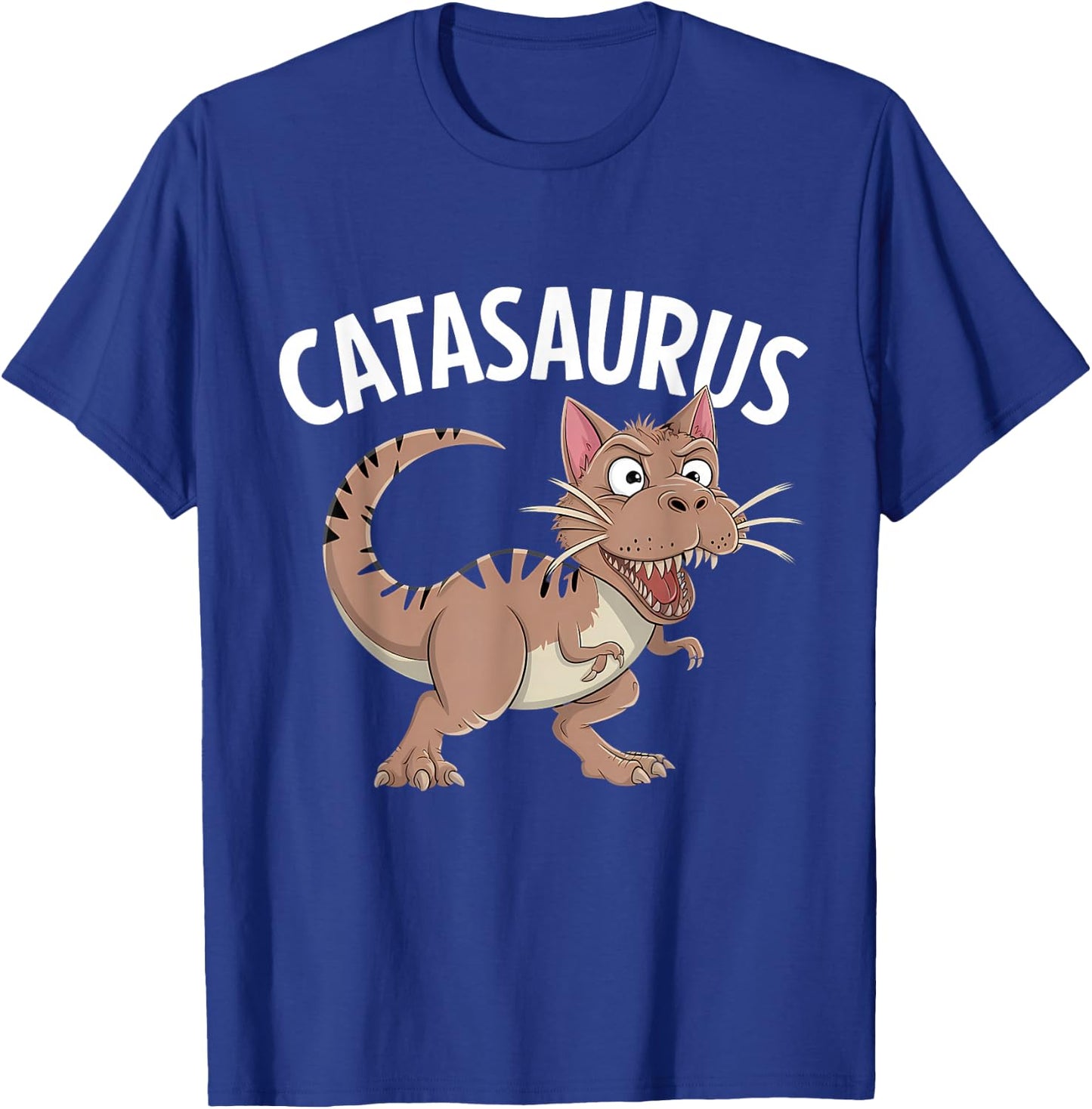 Cat Dino T-Rex Dinosaur Cat Owner Funny Cat T-Shirt - T-Shirt | Royal