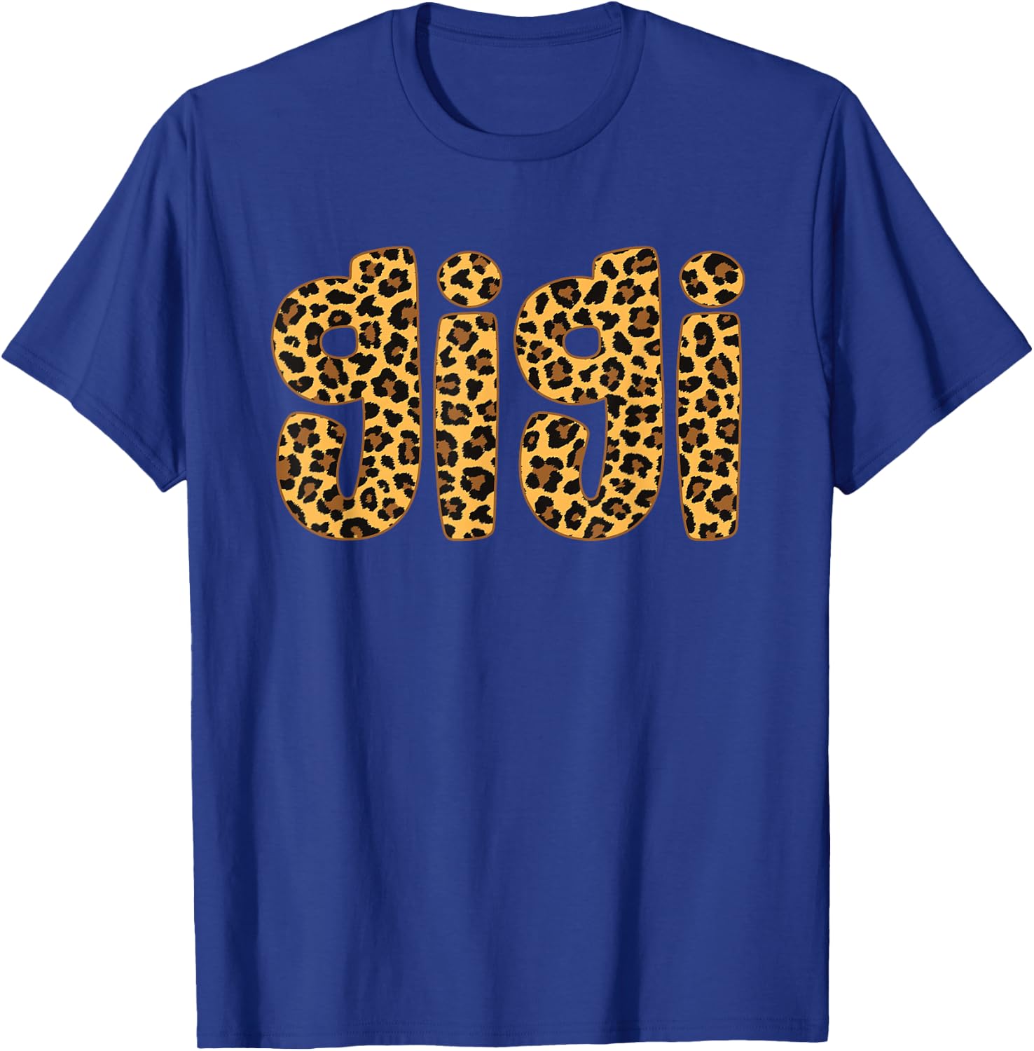 Leopard Gigi Cheetah Grandma T-Shirt - T-Shirt | Royal