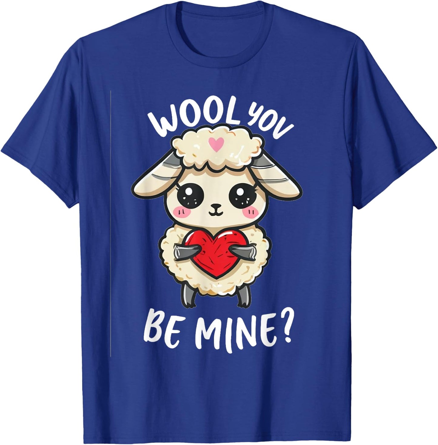 Wool you be mine sweet sheep, little sheep, you want, white T-Shirt - T-Shirt | Royal